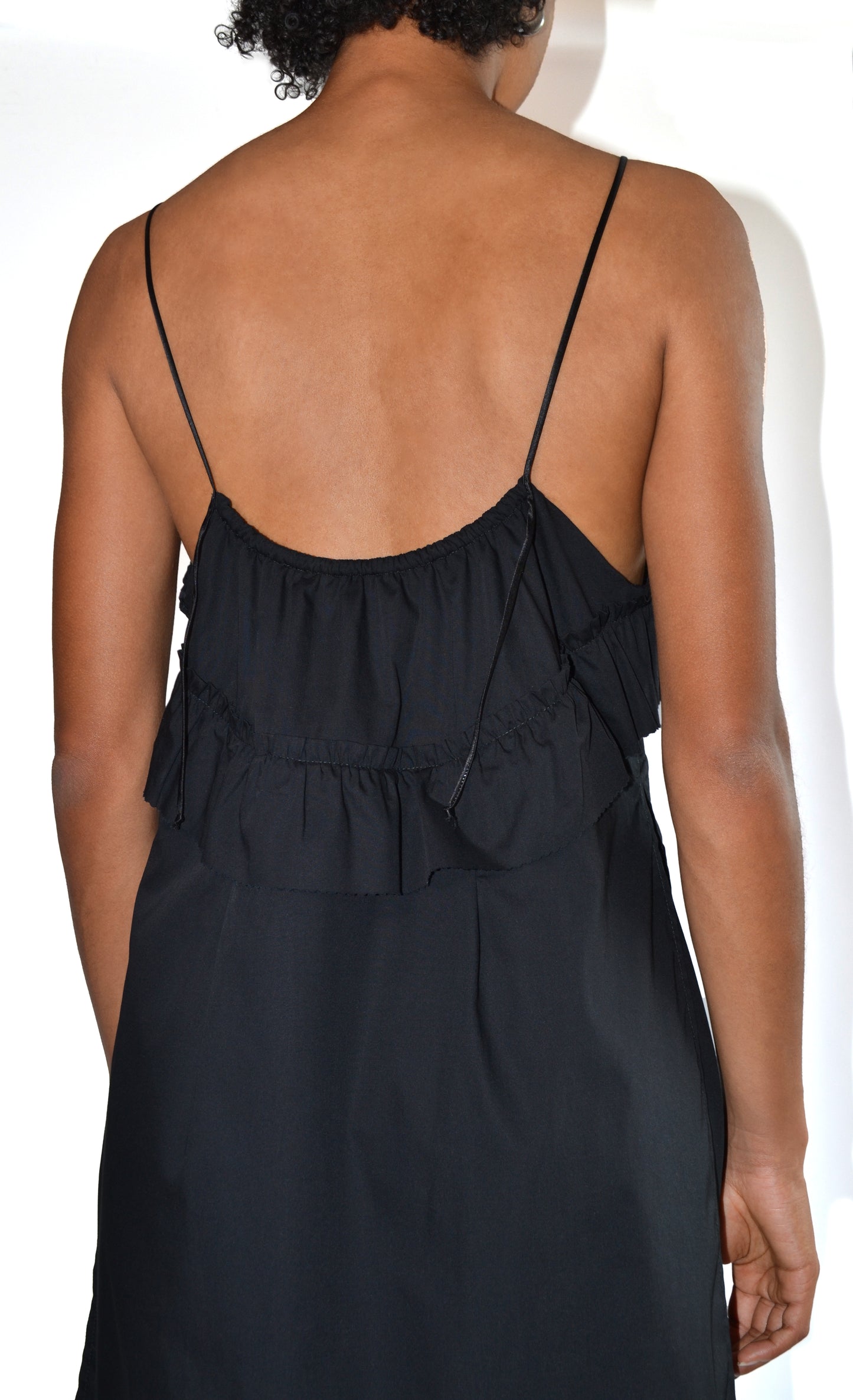ROBE MIDI EN VOILE DE COTON