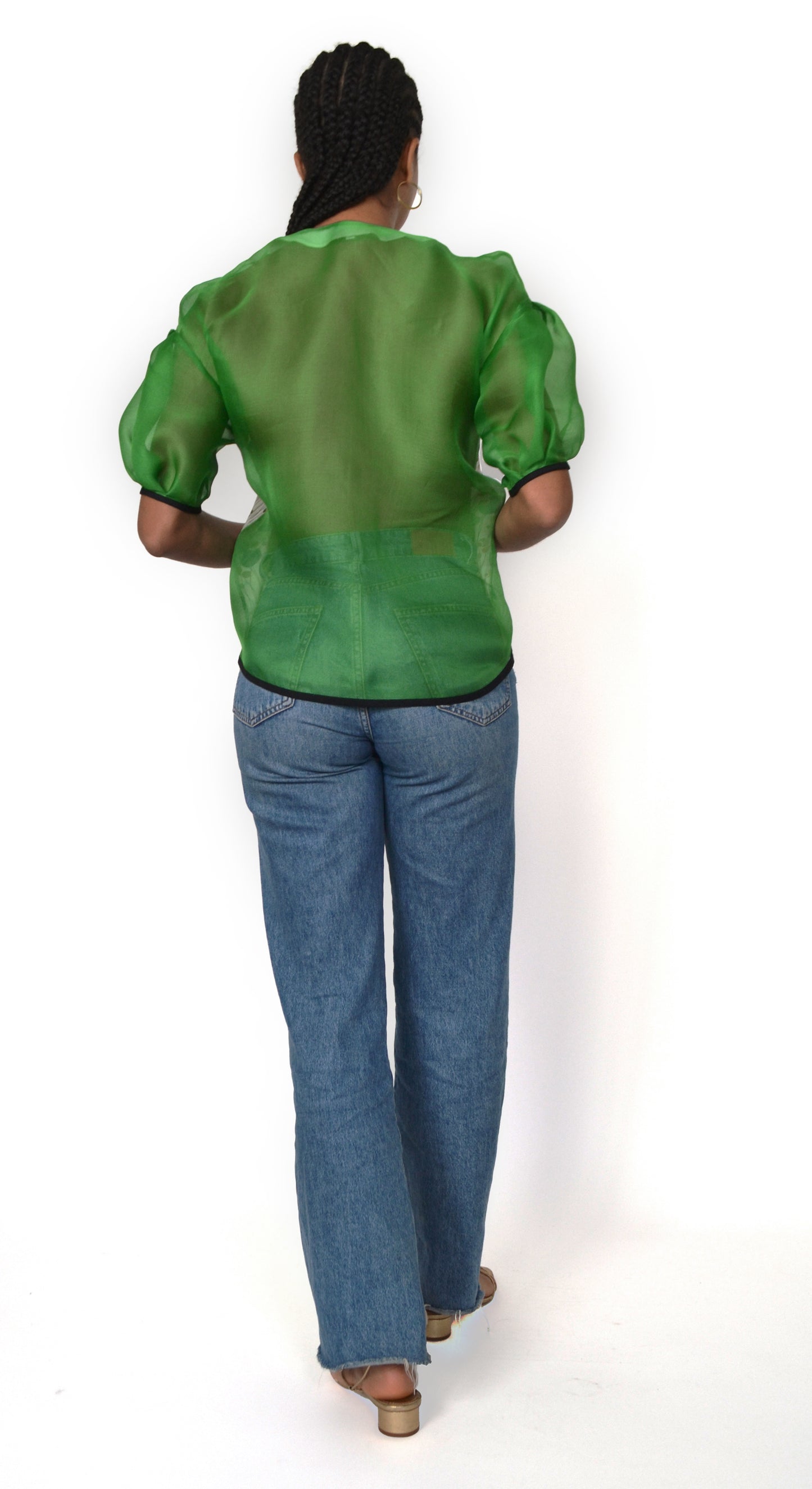 CHEMISE EN GAZE DE SOIE ET COTON