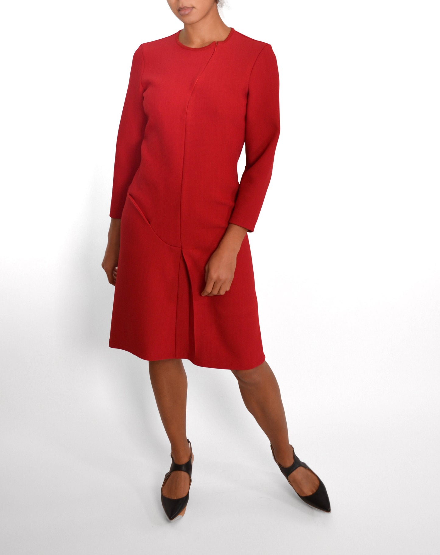 ROBE AJUSTEE en Laine