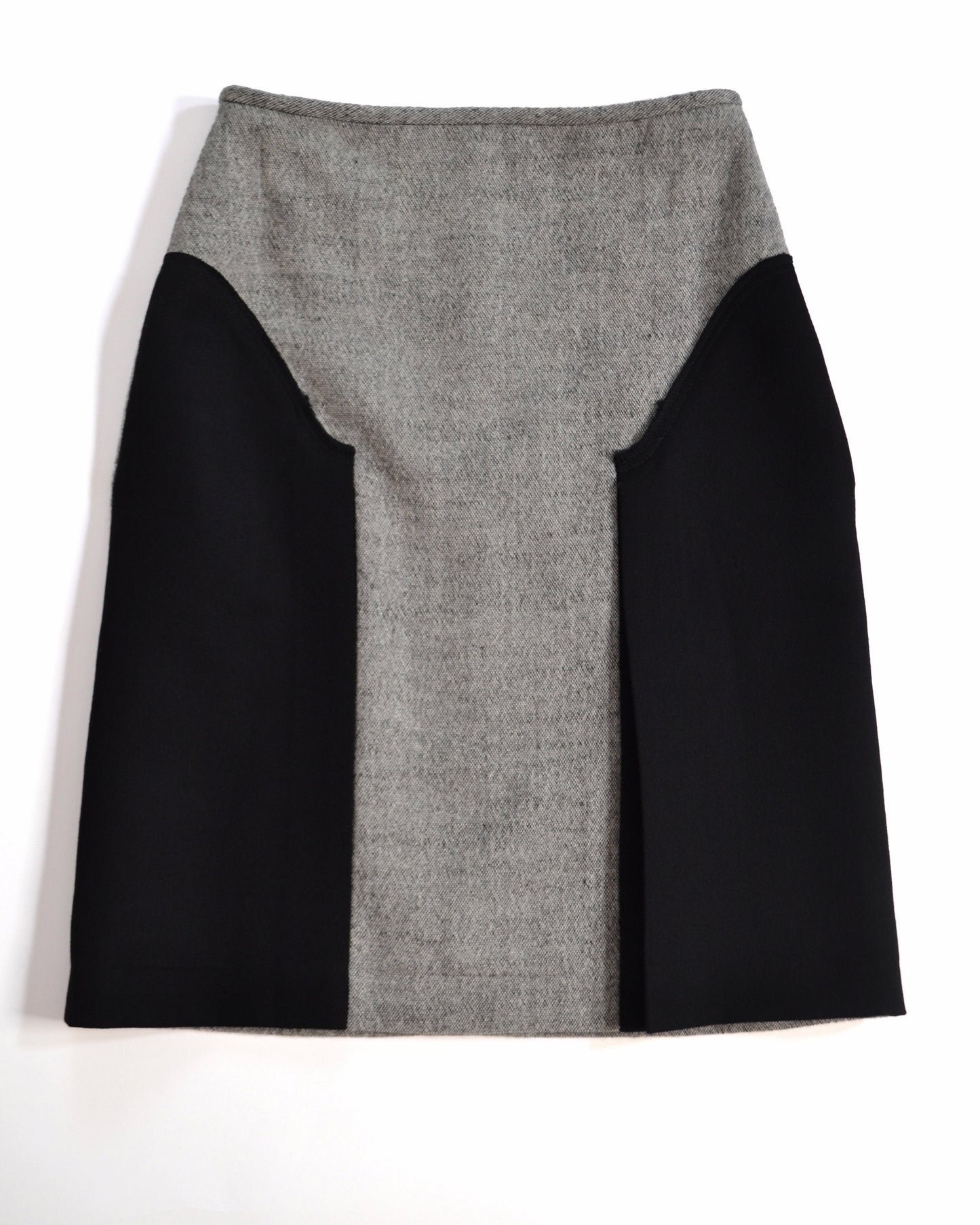 JUPE BICOLORE en LAINE