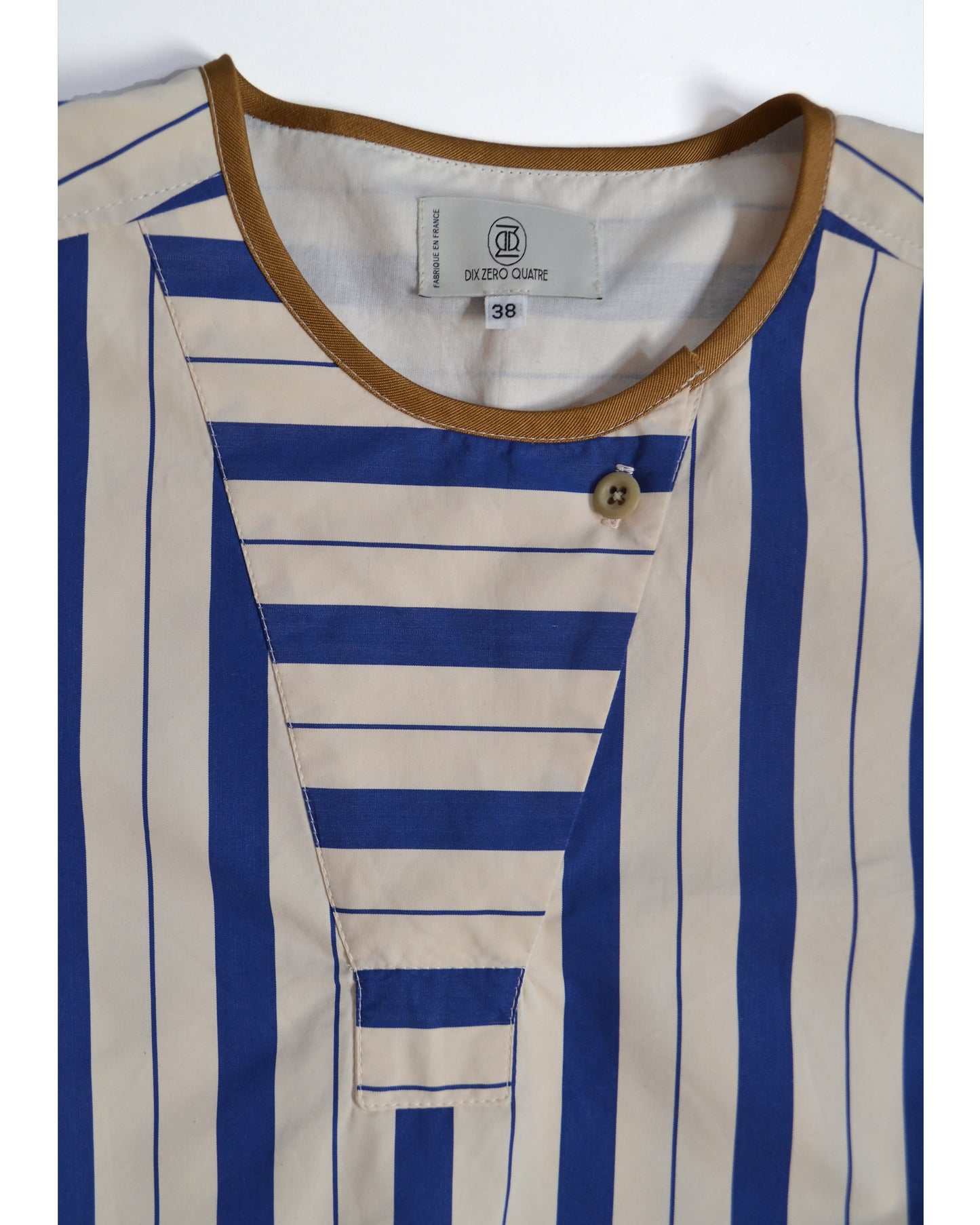 CHEMISE CRAQUANTE RAYÉE en Coton